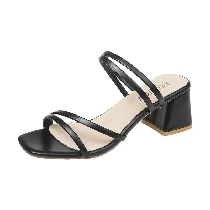 Strappy Block Heel Sandal