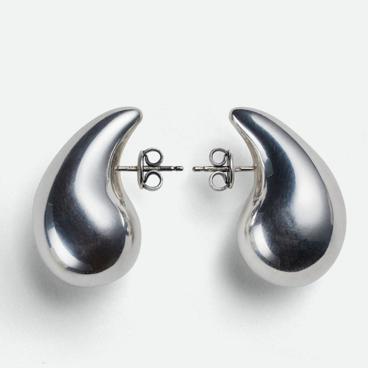 Abstract Teardrop Stud Earring