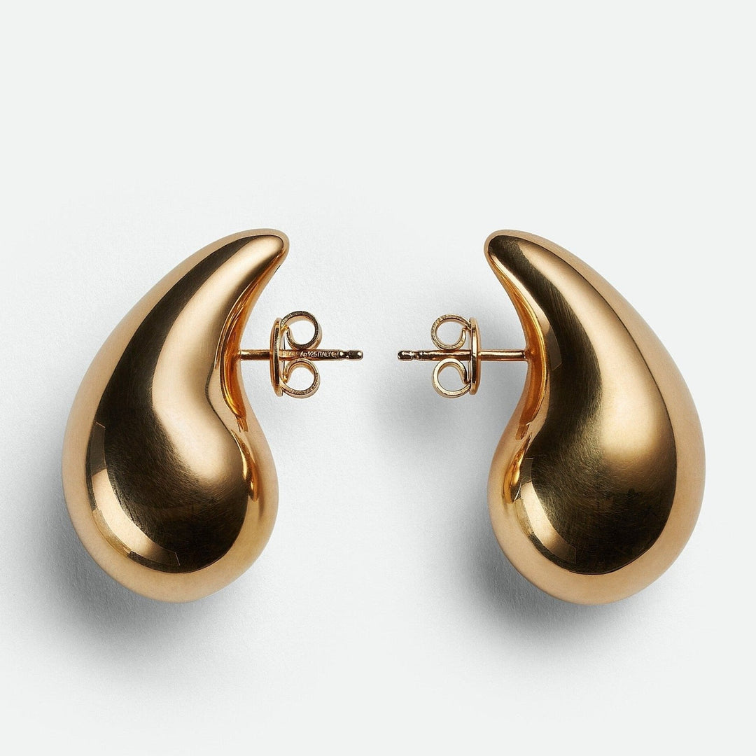 Abstract Teardrop Stud Earring